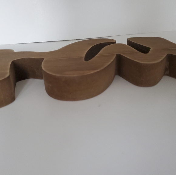 Carved Wood TRAVEL Sign | Gallery Wall Shop Display Tabletop Decor | Wood Grain - Picture 3 of 6